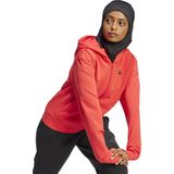 Adidas D4T FZ Hoodie Dames - Rode Capuchon - Comfortabele Training