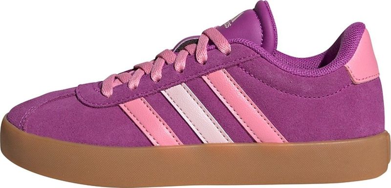 adidas - VL Court 3.0 - Schoenen - Roze - Suède - Kinderen