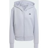 adidas Performance Designed 4 Training Ritshoodie - Dames - Grijs