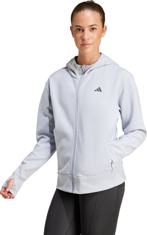 adidas Performance Designed 4 Training Ritshoodie - Dames - Grijs
