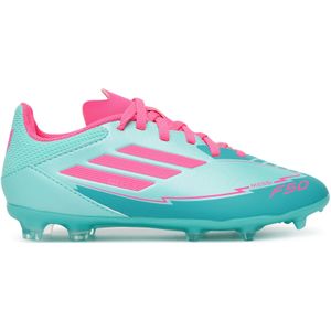 adidas - F50 League - Voetbalschoenen - Turquoise - Synthetisch Materiaal