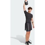 adidas - TECHFIT Control - Sportshirt - Zwart - Polyester