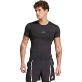 adidas - TECHFIT Control - Sportshirt - Zwart - Polyester