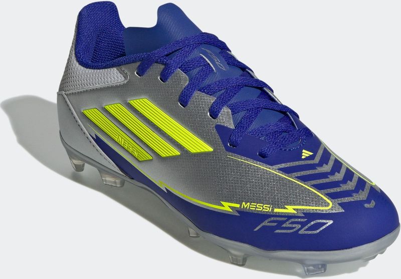 adidas Voetbalschoenen F50 League Messi - Silver Metallic / Solar Yellow