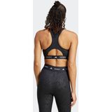 adidas - Techfit - Sportbeha - Dames - Medium-Support - High-Neck Print