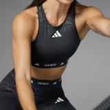 adidas - Techfit - Sportbeha - Dames - Medium-Support - High-Neck Print