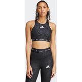 adidas - Techfit - Sportbeha - Dames - Medium-Support - High-Neck Print