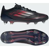 adidas - F50 Elite - Voetbalschoenen - Zwart Rood Zilver - Synthetisch