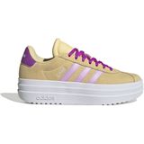 Adidas - Vl Court Bold - Kinderschoenen - Zwart - Leren Bovenwerk