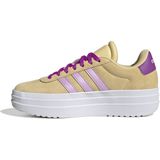 Adidas - Vl Court Bold - Kinderschoenen - Zwart - Leren Bovenwerk