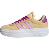 Adidas - Vl Court Bold - Kinderschoenen - Zwart - Leren Bovenwerk
