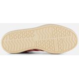 Sneakers - Laag - Zwart - Leer - Versterkte Hak - Snoersluiting