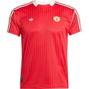 Adidas - Manchester United Terrace Icons Jersey - Rood - Sportshirt