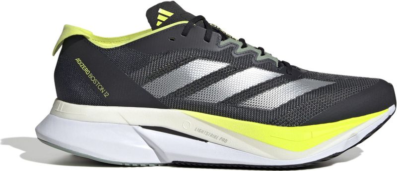 Adidas - Adizero Boston 12 - Hardloopschoenen - Zwart - Lichtgewicht - Demping