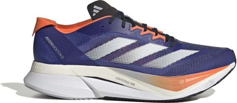 adidas - adizero Boston 12 - Hardloopschoenen - Blauw Oranje - Technische Trainingsschoen