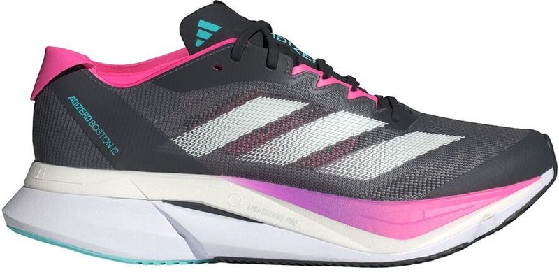 adidas - Adizero Boston 12 - Hardloopschoenen - Zwart - Lichtgewicht Demping