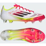 adidas - F50 Elite - Voetbalschoenen - Wit Rood Zwart Geel - Synthetisch