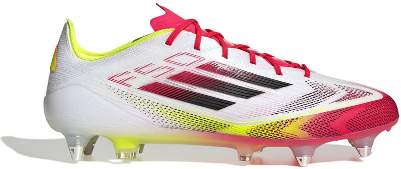 adidas - F50 Elite - Voetbalschoenen - Wit Rood Zwart Geel - Synthetisch