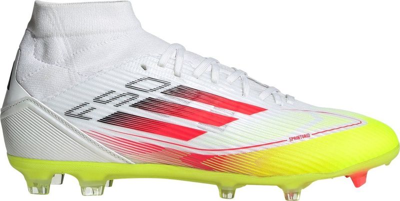 adidas - F50 League Mid Firm - Voetbalschoenen - Wit