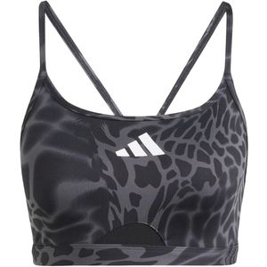 Adidas - Aeroreact - Sport BH - Zwart - Licht Ondersteuning