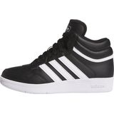 Adidas - Hoops 4.0 Mid - Kinderschoenen - Zwart - Synthetisch