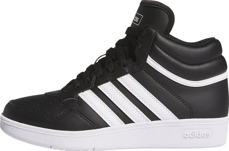 Adidas - Hoops 4.0 Mid - Kinderschoenen - Zwart - Synthetisch