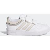 Adidas - Hoops 4.0 - Kinderschoenen - Zwart - Synthetisch Leer