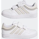 Adidas - Hoops 4.0 - Kinderschoenen - Zwart - Synthetisch Leer