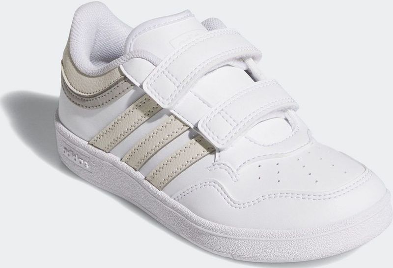 Adidas - Hoops 4.0 - Kinderschoenen - Zwart - Synthetisch Leer