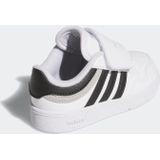Adidas - Hoops 4.0 - Babyschoenen - Wit - Synthetisch Leer