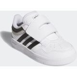 Adidas - Hoops 4.0 - Babyschoenen - Wit - Synthetisch Leer