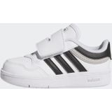 Adidas - Hoops 4.0 - Babyschoenen - Wit - Synthetisch Leer