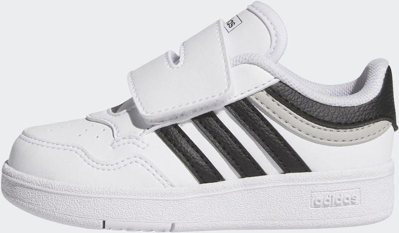 Adidas - Hoops 4.0 - Babyschoenen - Wit - Synthetisch Leer