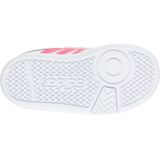 Adidas - Hoops 4.0 - Babyschoenen - Wit - Synthetisch Leer