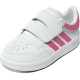 Adidas - Hoops 4.0 - Babyschoenen - Wit - Synthetisch Leer