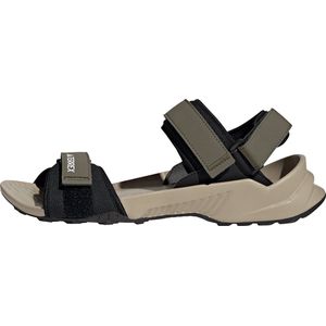adidas Uniseks-Volwassen Terrex Hydroterra Sandals, Olive Strata/Core Black/Wonder Beige, 48.5 EU