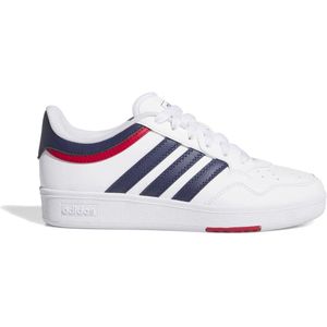 ADIDAS - Hoops 4.0 J - Lage Sneakers - Wit - Synthetisch Leer en Suède