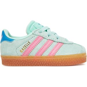 adidas Originals - Gazelle - Sneakers - Turquoise/Roze/Blauw - Suède/Mesh