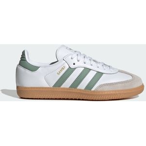 Adidas - Samba OG - Sneakers - Wit/Groen - Leer/Suède