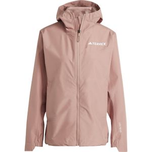 Adidas - Terrex 2.5 Layer - Regenjas - Roze - Waterdicht, Ademend, Opvouwbaar, Gemaakt van Gerecyclede Materialen