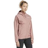 Adidas - Terrex 2.5 Layer - Regenjas - Roze - Waterdicht, Ademend, Opvouwbaar, Gemaakt van Gerecyclede Materialen
