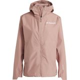 Adidas - Terrex 2.5 Layer - Regenjas - Roze - Waterdicht, Ademend, Opvouwbaar, Gemaakt van Gerecyclede Materialen