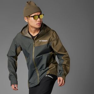 adidas - Terrex 2.5 Layer - Regenjas - Khaki - Ademend en Waterdicht