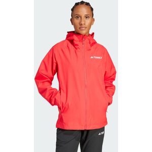 adidas Dames Terrex Multi 2 Layer RAIN.RDY Jacket, Pure Ruby, M