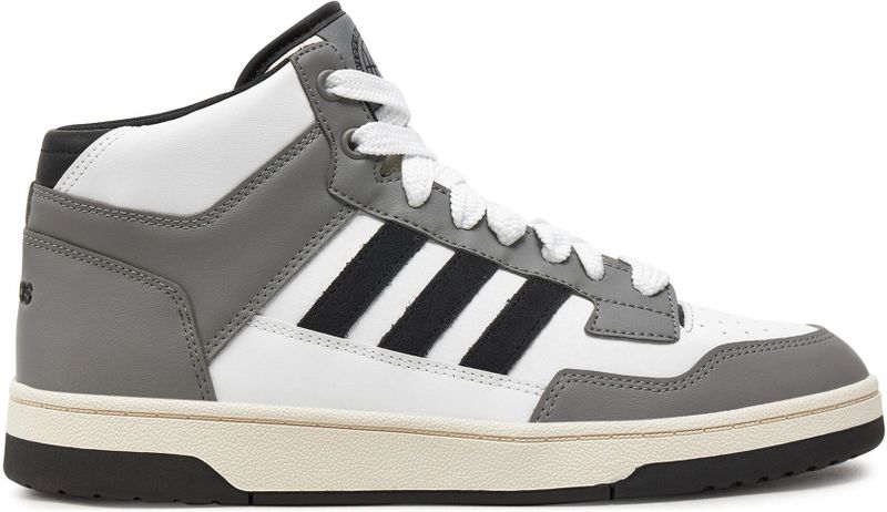 Adidas Rapid Court Mid - Basketbalschoenen - Zwart - Synthetisch Leer en Suède