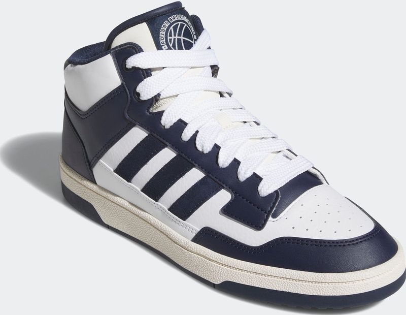 Adidas Rapid Court Mid - Schoenen - Zwart - Synthetisch Leer en Suède