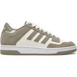 Adidas Rapid Court Low - Basketbalschoenen - Zwart - Synthetisch Leer