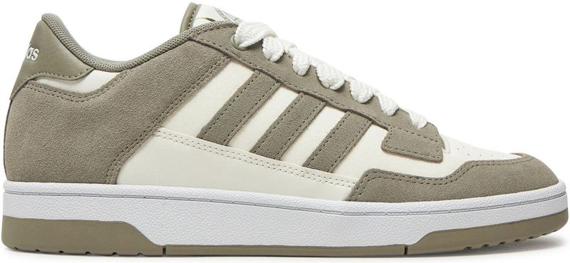 Adidas Rapid Court Low - Basketbalschoenen - Zwart - Synthetisch Leer