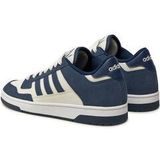 adidas - Rapid Court Low - Tennisschoenen - Zwart - Synthetisch Materiaal