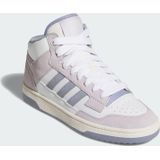 adidas - Rapid Court Mid - Tennisschoenen - Zwart - Synthetisch Materiaal met Suède Details